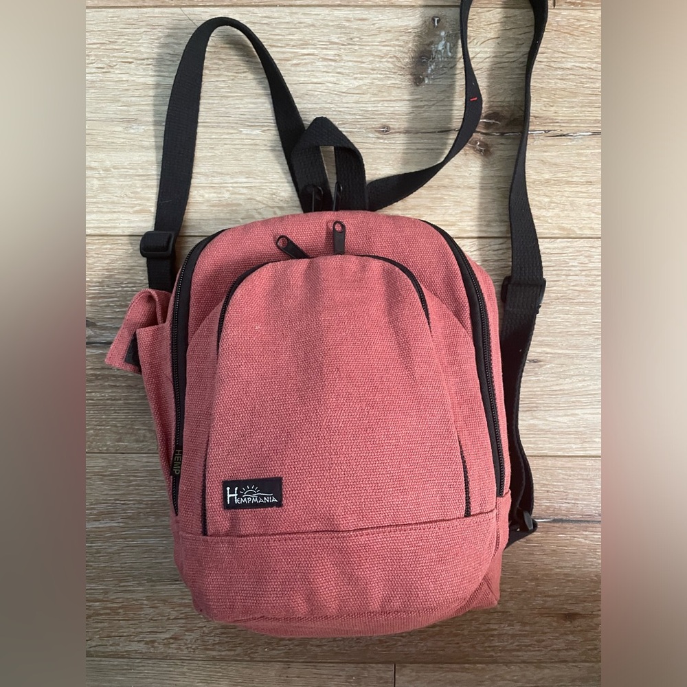 HEMPMANIA BACKPACK | SUPER MINI  Color Terracotta EUC